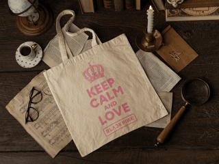 Nome do produto EcoBag Keep Calm and Love Blackpink