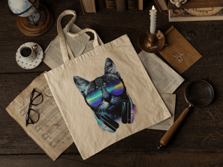 Nome do produto EcoBag Gato DJ No Music, No Life