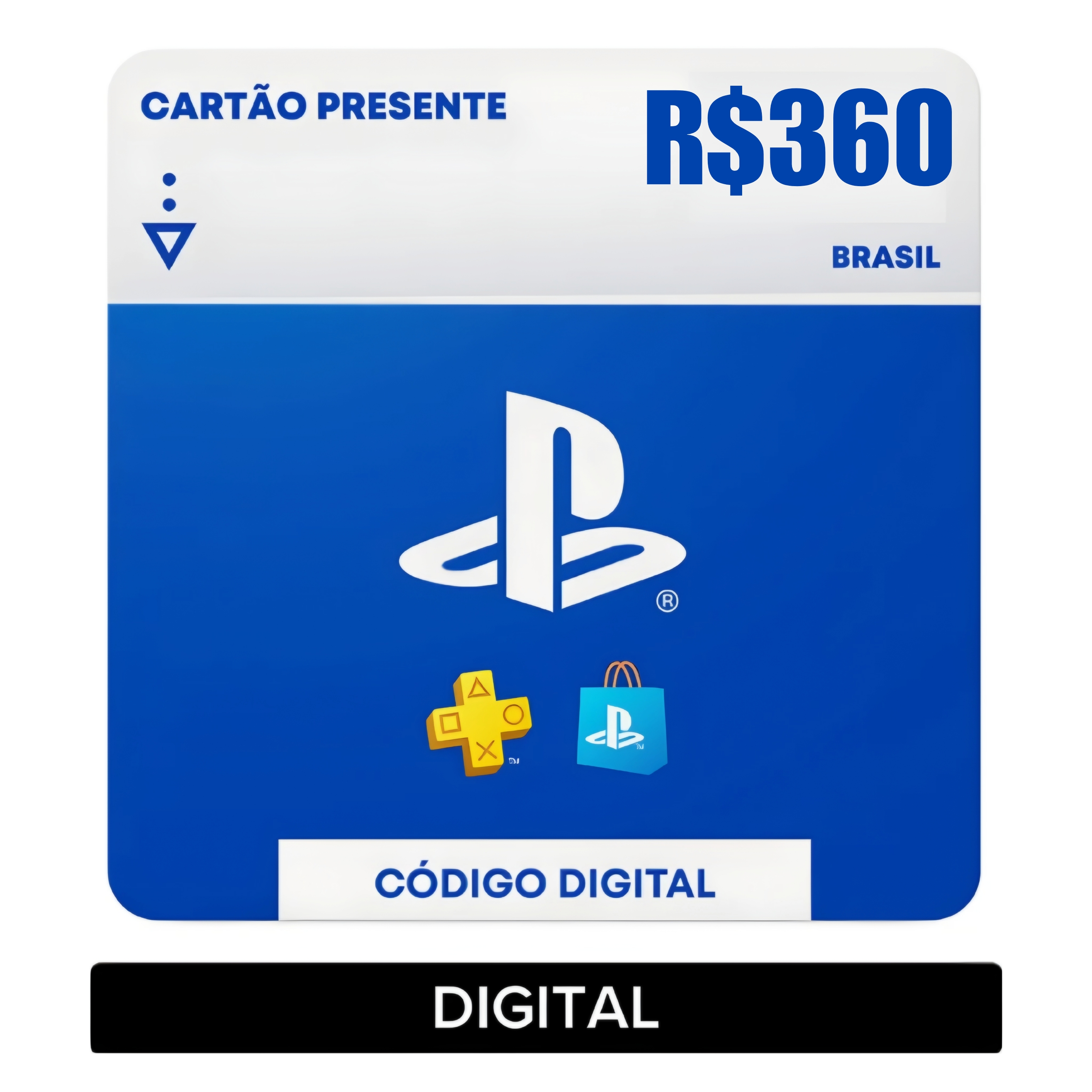 GIFT CARD PLAYSTATION R$360 DIGITAL