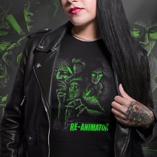 T-shirt Quality Green Reanimator