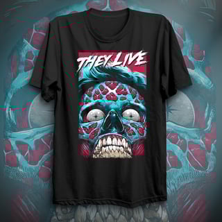 Nome do produto T-shirt Plus Size They Live