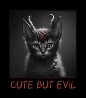 Nome do produto Cute But Evil