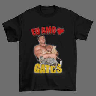 Camiseta Eu amo Gatos