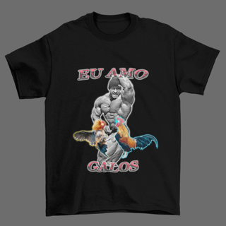 Camiseta EU AMO GALOS