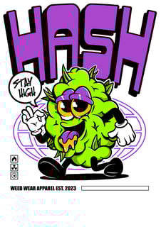 Nome do produto Camiseta - Hash Bud [Linha Prime]