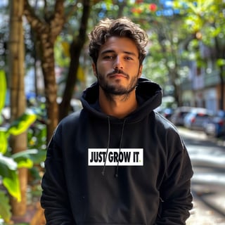 Nome do produto Moletom Just Grow It.