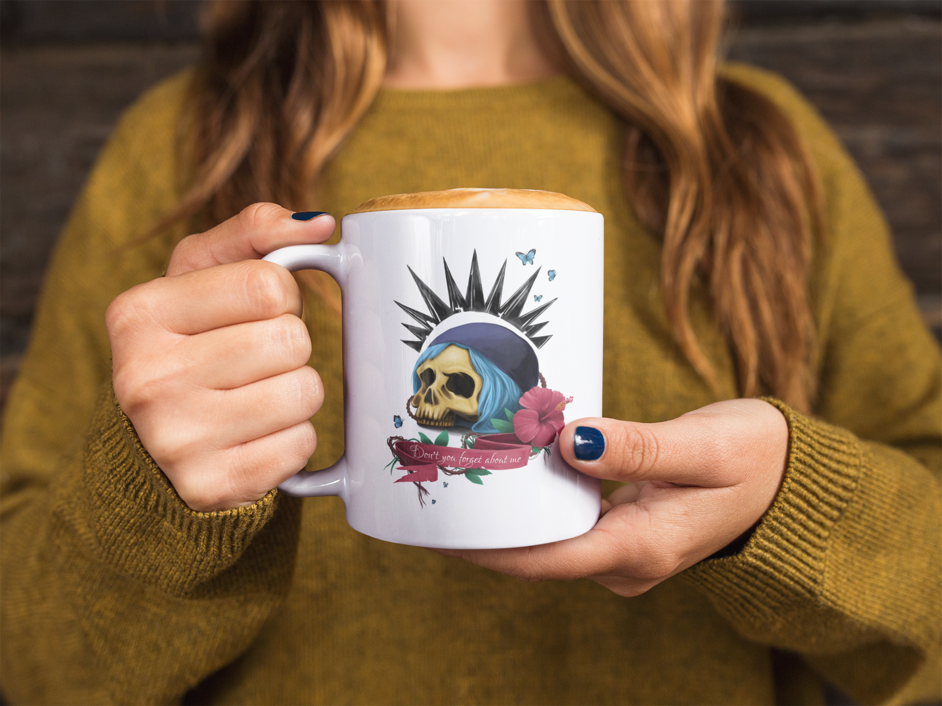 Caneca Life is Strange - Chloe Skull