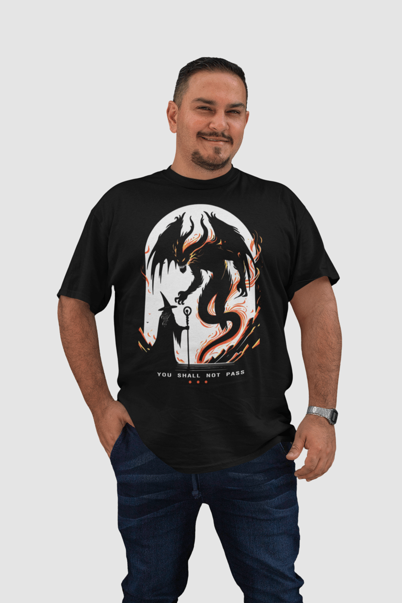 Nome do produto: Camiseta Plus Size Unisex - You Shall Not Pass