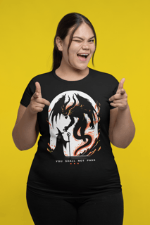 Nome do produto Camiseta Plus Size Unisex - You Shall Not Pass