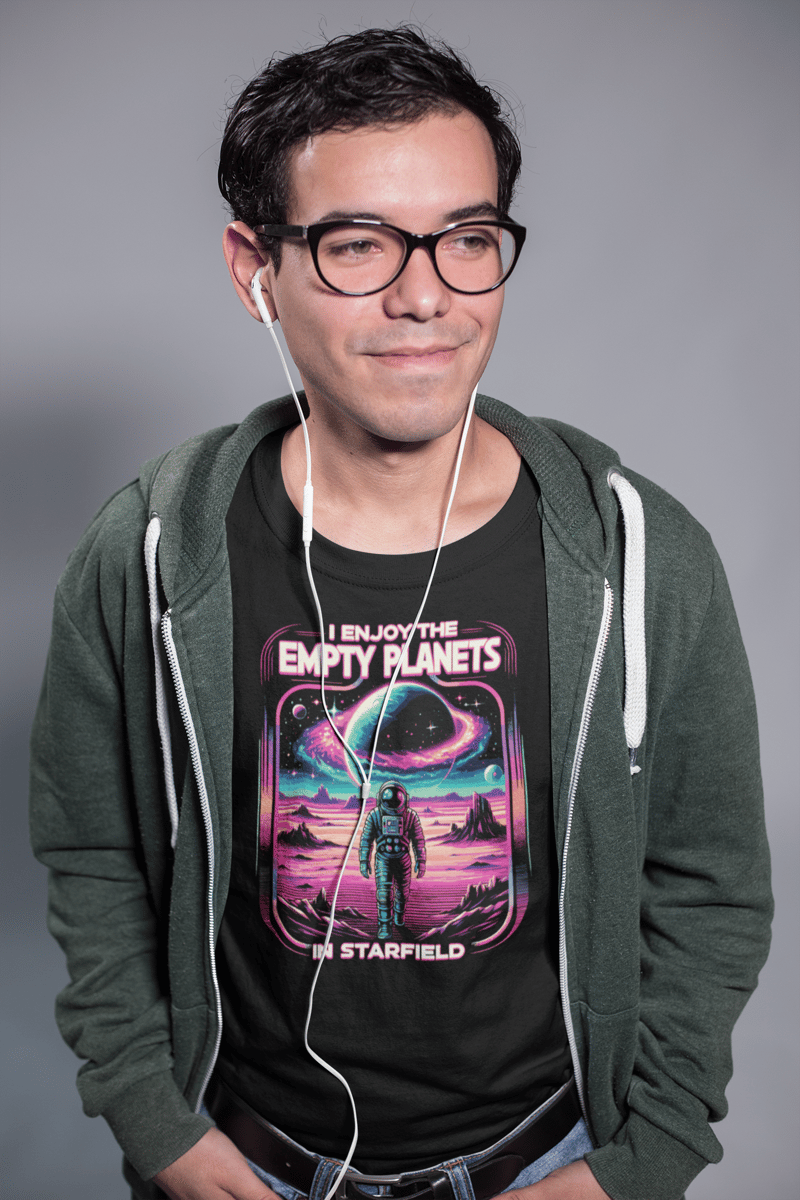 Nome do produto: Camiseta - I Enjoy Empty Planets Star Field