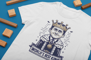 Nome do produto Camiseta Medieval Office - King Michael