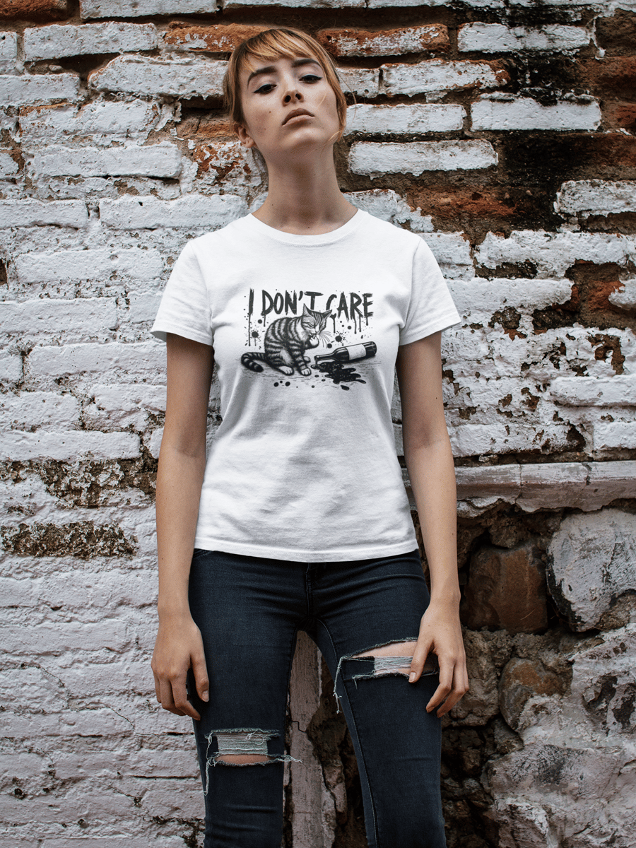 Nome do produto: Camiseta - Gato Grunge