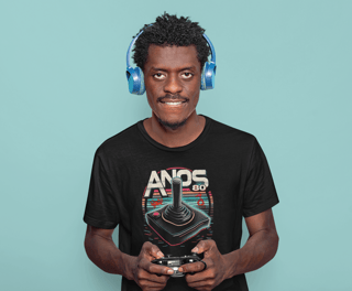 Nome do produto Camiseta - Anos 80 Gamer
