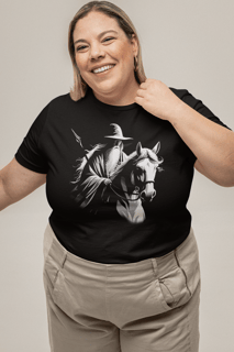 Nome do produto Camiseta Plus Size Unisex - LOTR Shadowfax