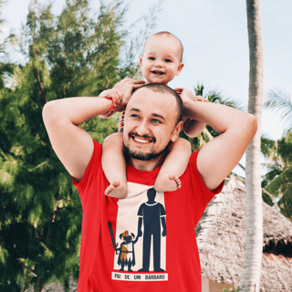 Nome do produto Camiseta - Pai De um Bárbaro 