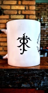 Nome do produto Caneca Mágica - O Senhor dos Anéis - Gandalf e Frodo
