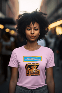 Nome do produto Camiseta  Baby Long - Cachorro Caramelo
