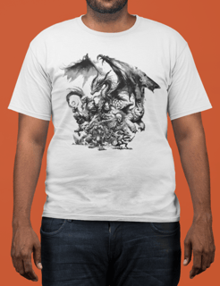 Nome do produto Camiseta Plus Size Unisex - Monstros Clássicos RPG