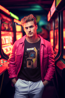 Nome do produto Camiseta ARCADE - Pac-Man