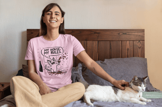 Nome do produto Camiseta - My House My Rules!