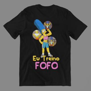 Nome do produto Camisa Eu Treino Fofo - Marge
