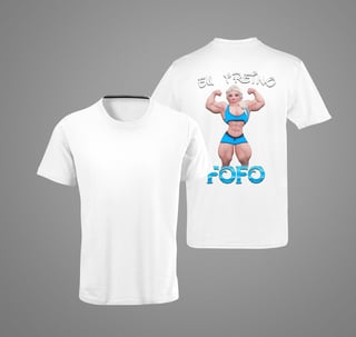 Nome do produto Camisa Eu Treino Fofo Elsa (Costas)