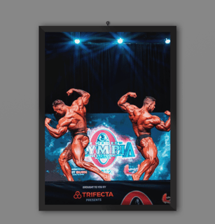 Nome do produto Poster Ramon vs Cbum - Mr.Olympia 2022