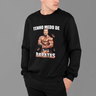 Nome do produto Moletom Tenho Medo de Baratas