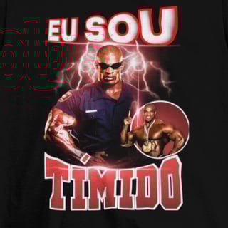 Nome do produto Estampa Frente - Eu Sou Tímido