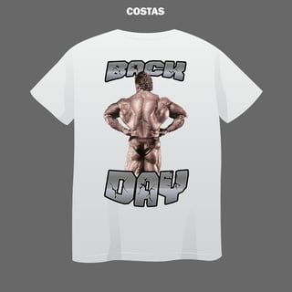 Nome do produto Camisa Estampa nas Costas - Back Day