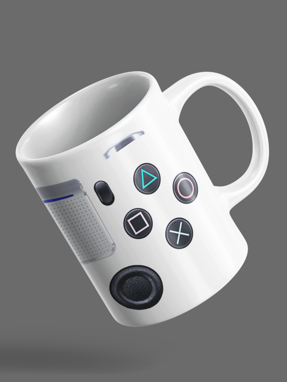 Caneca Controle Gamer ⭐⭐⭐⭐⭐100+ Avaliações