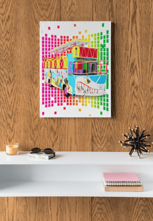 Nome do produto Poster Canvas Furacão da Alegria ⭐⭐⭐⭐⭐100+ Avaliações