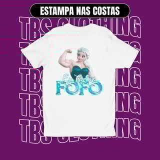 Nome do produto (Estampa nas costas) Eu treino fofo