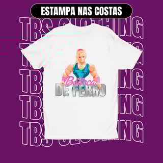 Nome do produto (Estampa nas costas) Boneca de ferro