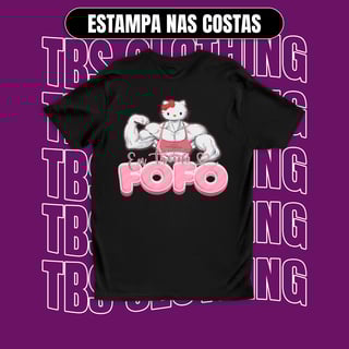 Nome do produto (Estampa nas costas) Eu treino fofo V2