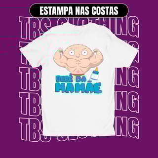 Nome do produto (Estampa nas costas) Bebê da mamãe