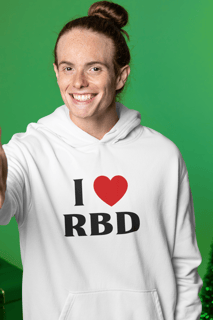 Nome do produto Moletom Canguru - I <3 RBD
