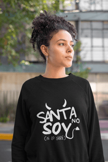 Nome do produto Moletom Unissex -  Santa No Soy ^.~