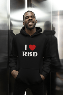 Nome do produto Moletom Canguru - I <3 RBD 