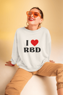 Nome do produto Moletom Unissex - I <3 RBD