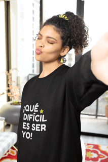 Nome do produto Moletom Unissex - ¡Que difícil es ser yo! ★