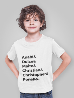 Nome do produto Camiseta Infantil - Si No Estás Aqui :(