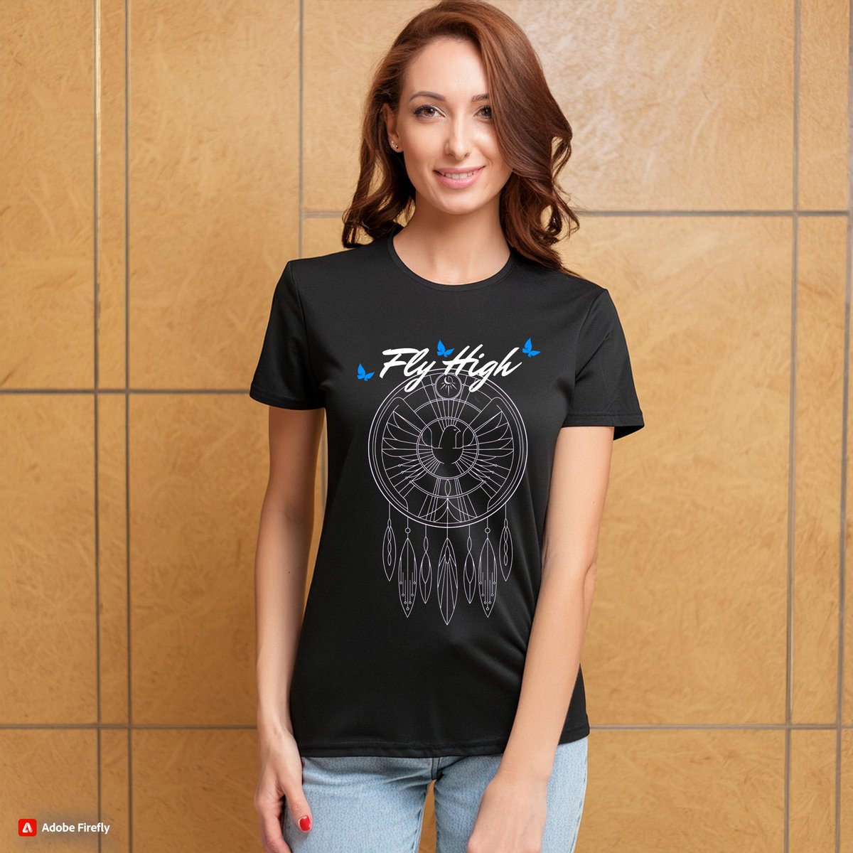 Nome do produto: Camiseta Preta Fly High