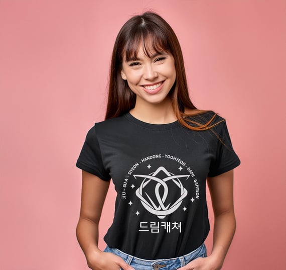 Camiseta Dreamcatcher + Hangul 