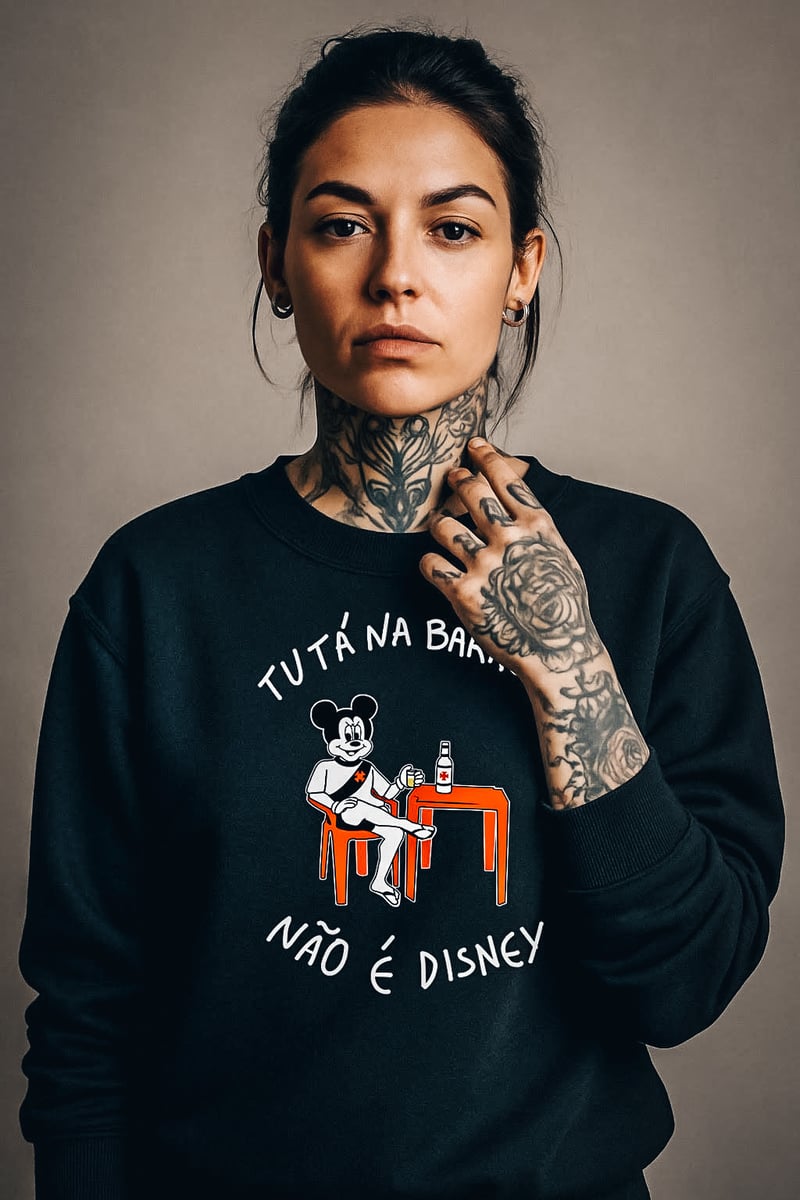 Nome do produto: Moletom TU TÁ NA BARREIRA