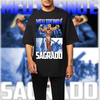 Camiseta - MEU TREINO É SAGRADO