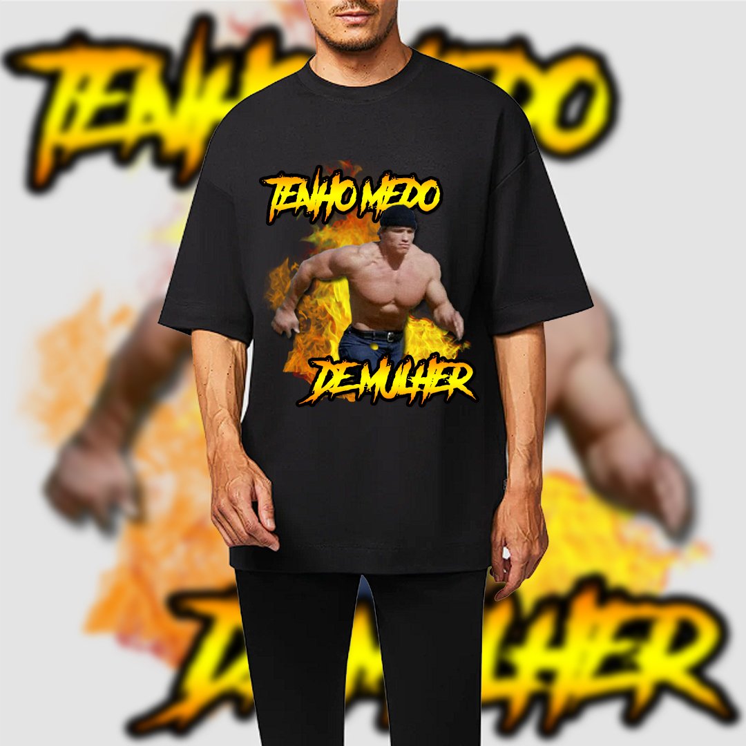 Camiseta RestPause - Eu tenho medo de mulher