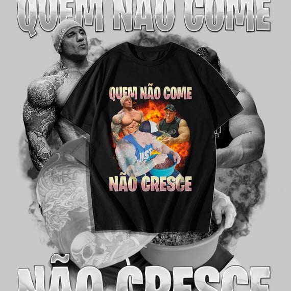 Quem não come, Não cresce