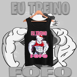 Nome do produto Regata - Eu treino fofo