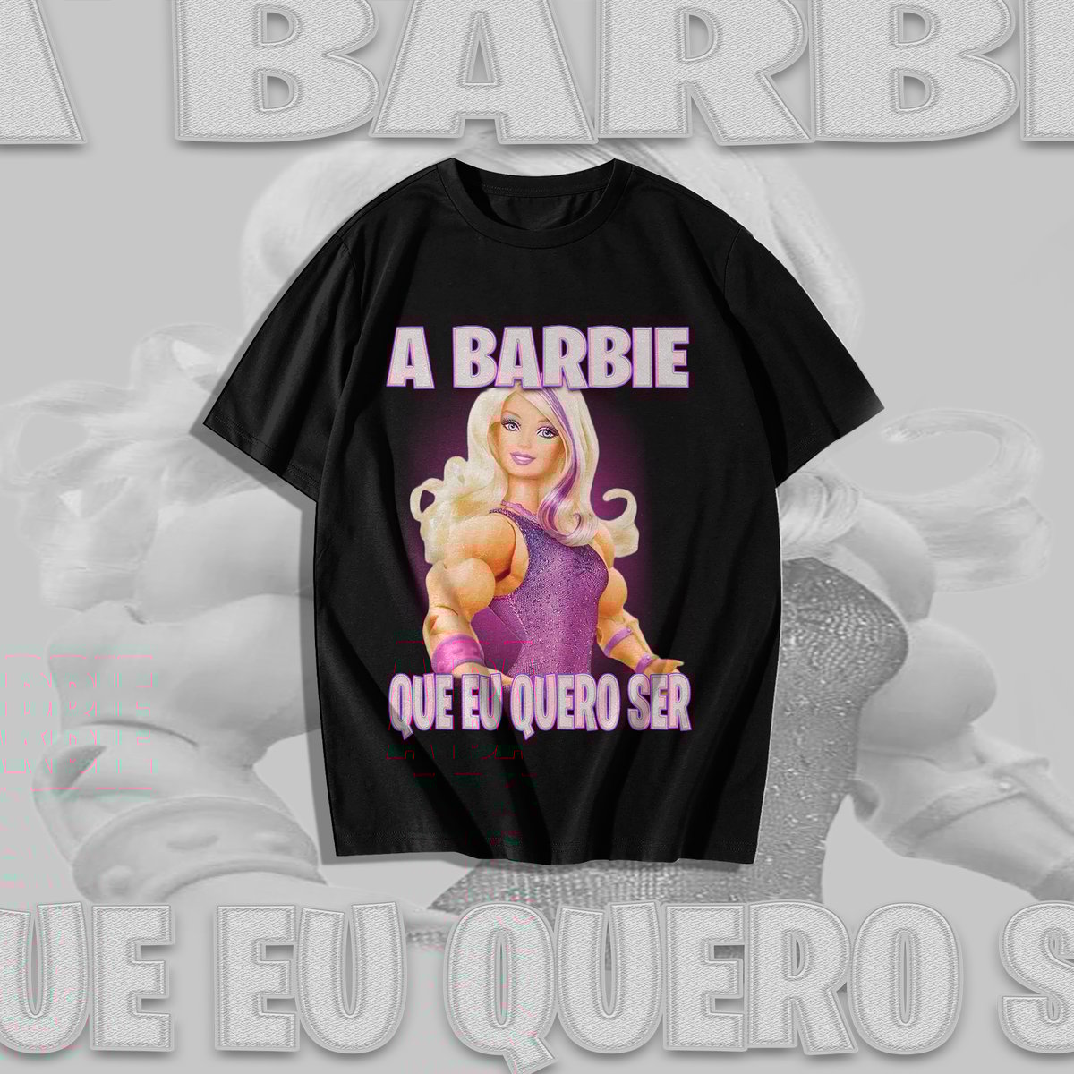 Nome do produto: Camiseta Barbie